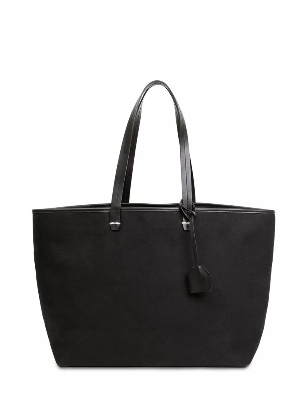NEW with tags CLARE V. women's volie canvas leather tote bag in black